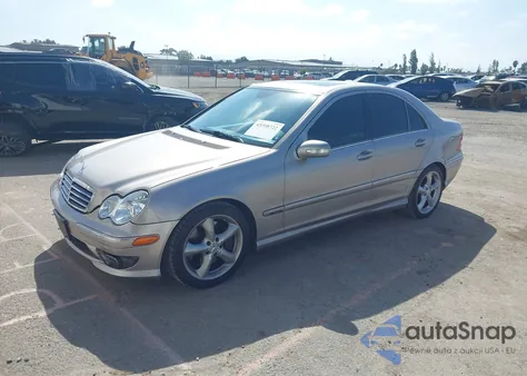2005 Mercedes-Benz C 230 Kompressor Sport from USA, damaged, VIN WDBRF40JX5F698688